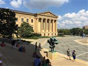 Outside The Philadelphia Museum Of Art