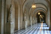 Palace Of Versailles Hallway With Statues