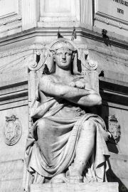 Rossio Square Monument Detail