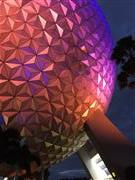 Spaceship Earth (Epcot Globe) At Night