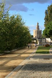 Torre Del Oro View Along The Guadalquivir River