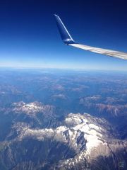 Airplane Wing And Aerial View