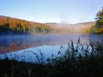 Cold Misty Fall Morning