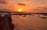 Portrush Harbour At Sunset