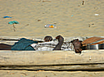 Man Taking Rest In A Sunny Day