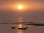 Boat In Sunset