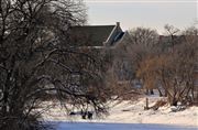 Winter Scene with Children