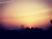 Sun Dying In The Purple Sky