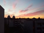Sunset Through My Student Dorm Window