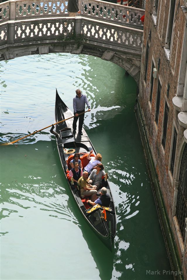 A Gondola On A Canal