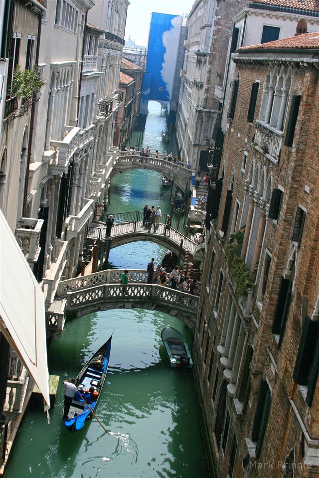 Beautiful Blue Venice Canal