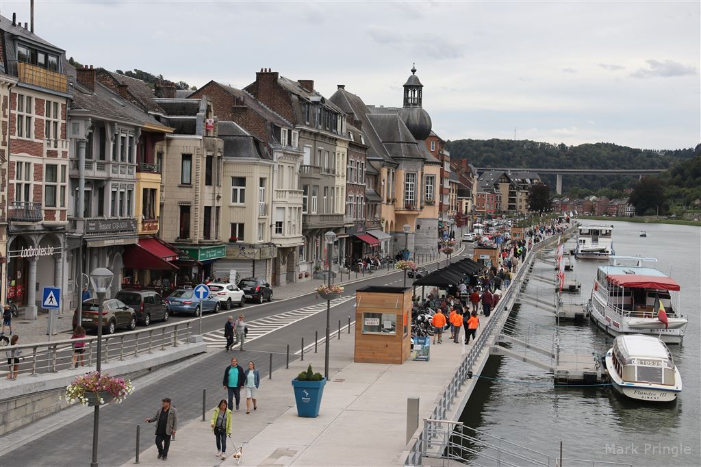 Colorful Waterfront Of The Town Of Dinant