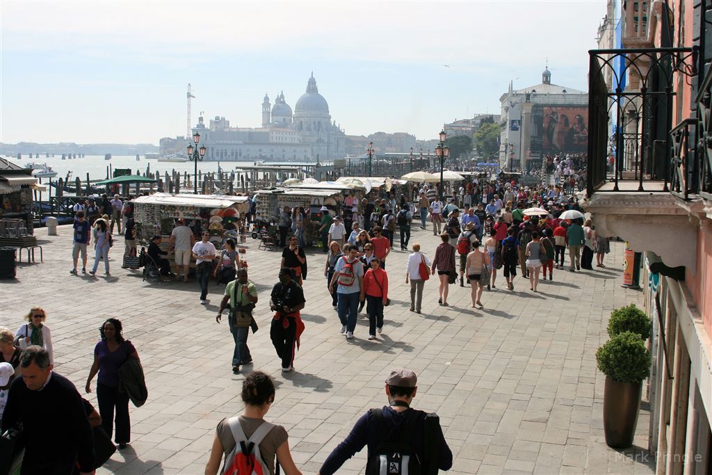 Grand Canal And Crowds