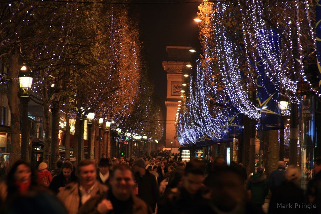 The Champs Élysées at Night
