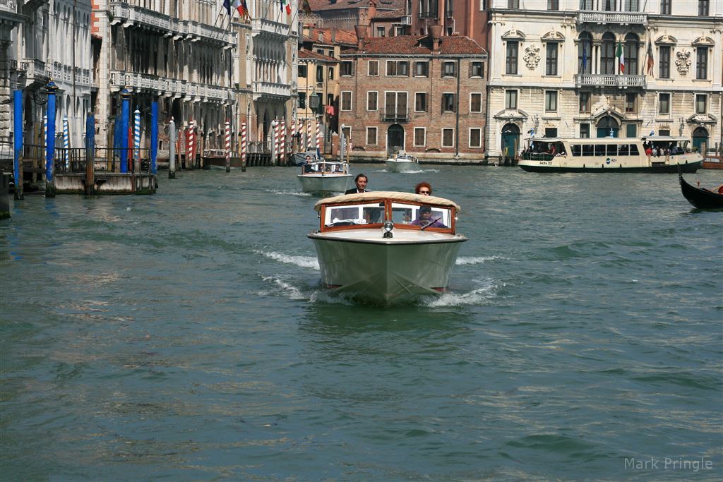 Speeding Down The Grand Canal