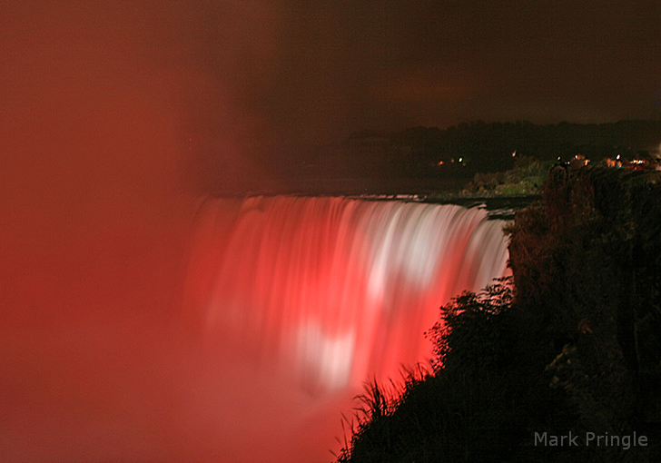 Red Lights On The Falls