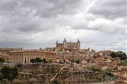 Alcazar Of Toledo In The Skyline