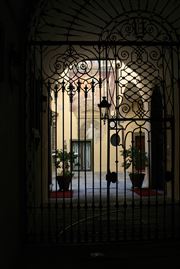 Beautiful Gated Door To Atrium In Florence