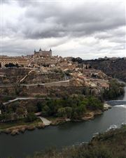 Beautiful Tagus River And The Imperial City Toledo