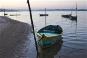 Boats On The Lagoa De Obidos
