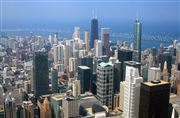 Chicago City Skyline Perspective
