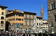 Crowds At The Piazza Della Signoria