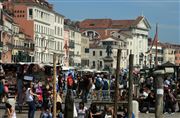 Crowds Of People In Venice