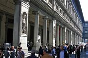 Exterior Of The Uffizi Gallery In Florence