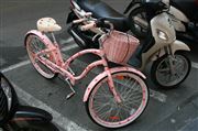 Funky Pink Bike In Sorrento