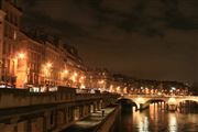 Latin Quarter Paris At Night