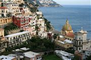 Positano And The Church Of Santa Maria Assunta