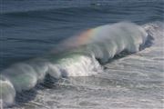 Rainbow Wave At Nazare