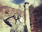 Statue Closeup At Teatro Romano De Mérida
