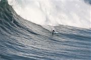 Surfer At Nazare Big Wave Tour Challenge