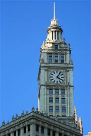 The Wrigley Building (Chicago Clock Building)