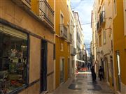 Tight Yellow Downtown Elvas Streets