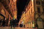 Walking The Streets Of Florence At Night