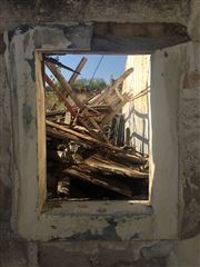 Window With Rubble