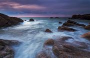 Waves At Sunset