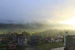 Sun At The Edge Of Cloud For Sunrise