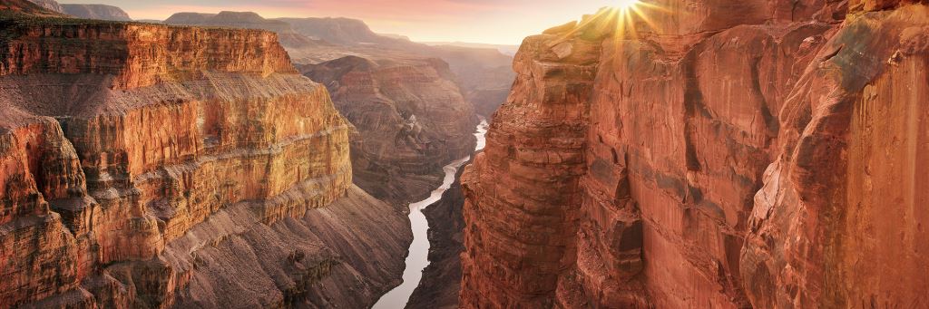 Sunset at Toroweap, Grand Canyon and Colorado River