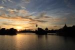 Sunset At Shwedagon Pagoda