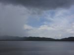 Half Rain At Mountain