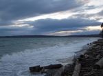 Cloudy Skies Above The Windy Waves